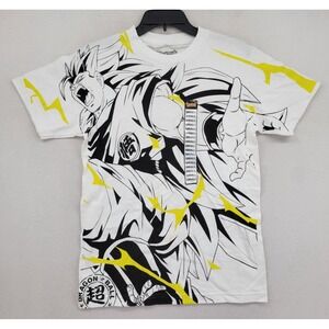Dragon Ball Z Spencers Anime Men's Short Sleeve T-shirt Size S White AOP